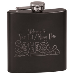 Welcome to School Black Flask Set (Personalized)