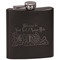 Welcome to School Black Flask - Engraved Front