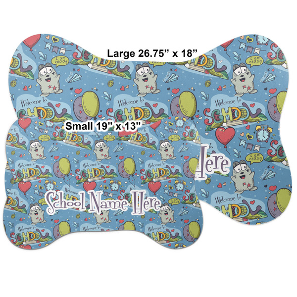 Welcome to School Bone Shaped Mat Comparison