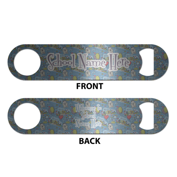 Welcome to School Bottle Opener - Front & Back