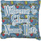 Welcome to School Faux-Linen Throw Pillow 16" (Personalized)