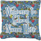 Welcome to School Faux-Linen Throw Pillow 20" (Personalized)