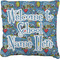 Welcome to School Faux-Linen Throw Pillow 26" (Personalized)