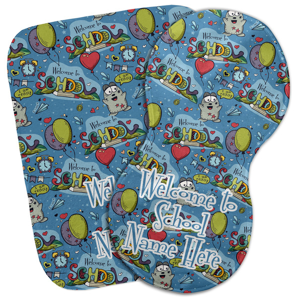 Custom Welcome to School Burp Cloth (Personalized)