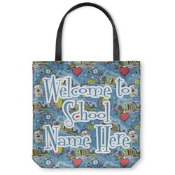 Welcome to School Canvas Tote Bag - Large - 18"x18" (Personalized)