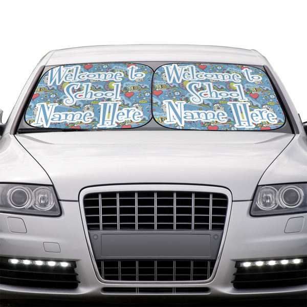 Welcome to School Car Sun Shades - IN CONTEXT