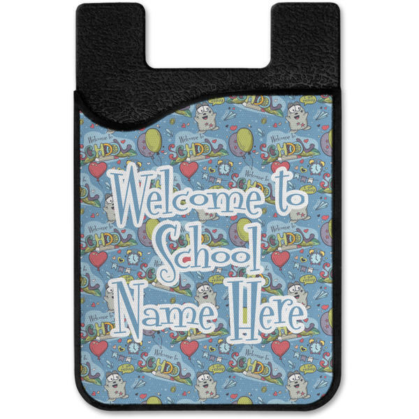 Welcome to School Cell Phone Credit Card Holder