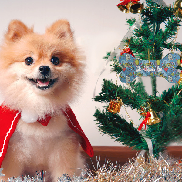 Welcome to School Ceramic Flat Ornament - Bone (LIFESTYLE)