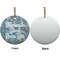 Welcome to School Ceramic Flat Ornament - Circle Front & Back (APPROVAL)