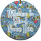 Welcome to School Ceramic Flat Ornament - Circle (Front)