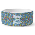 Welcome to School Ceramic Dog Bowl (Personalized)