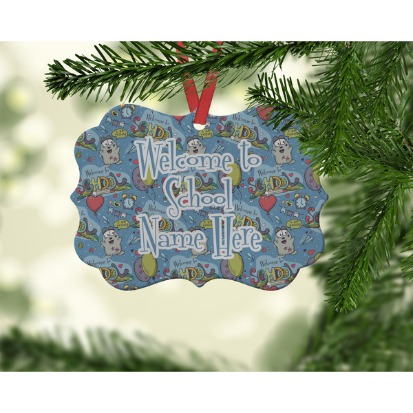 Welcome to School Christmas Ornament (On Tree)