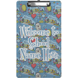 Welcome to School Clipboard (Legal Size) (Personalized)