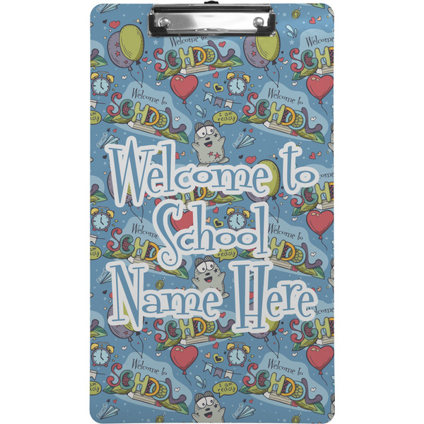 Custom Welcome to School Clipboard (Legal Size) (Personalized)