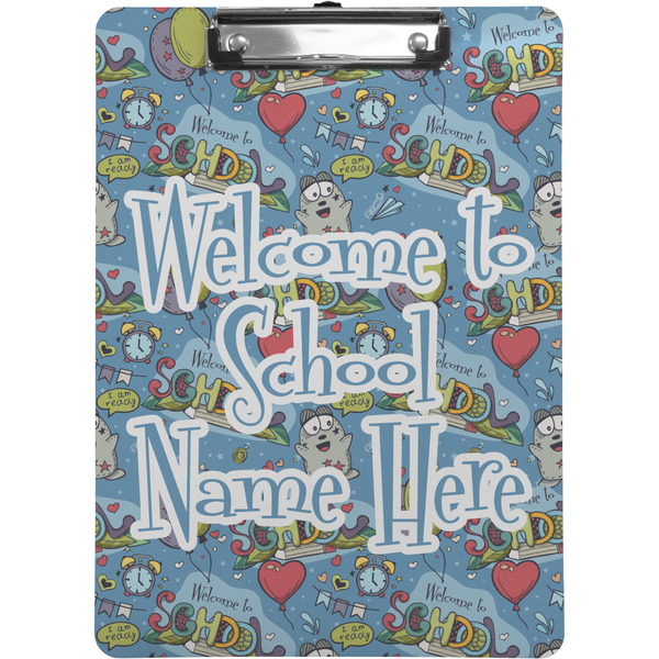 Custom Welcome to School Clipboard (Personalized)