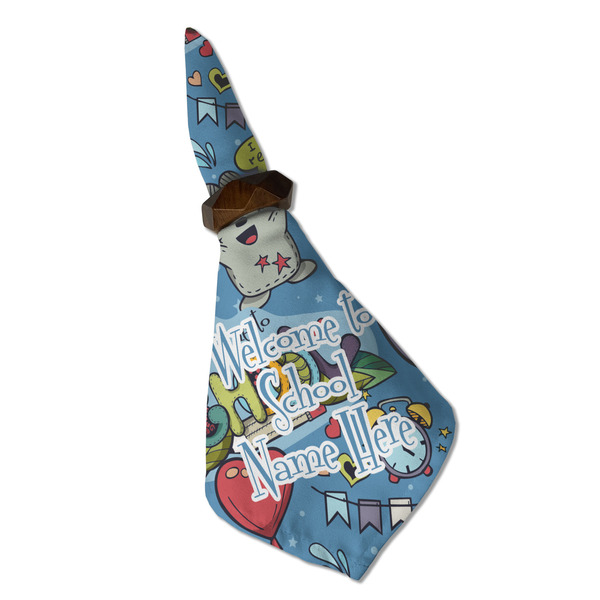 Welcome to School Cloth Napkins - Personalized Dinner (Folded in Ring) (MAIN)