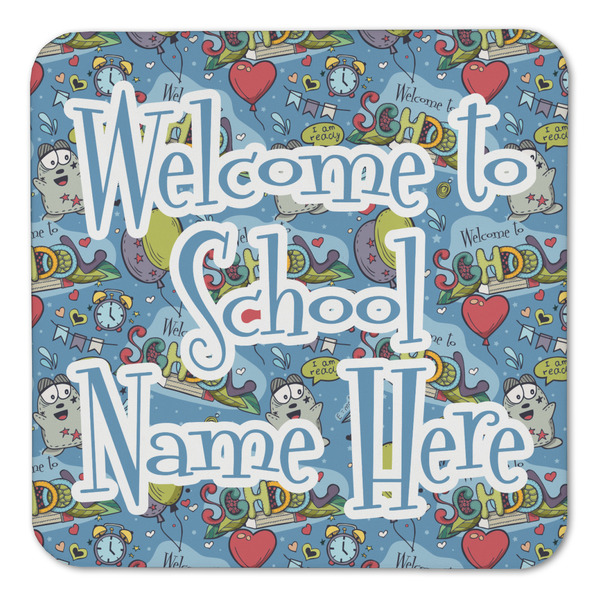 Welcome to School Coaster Set - FRONT (one)