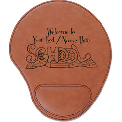 Welcome to School Leatherette Mouse Pad with Wrist Support (Personalized)