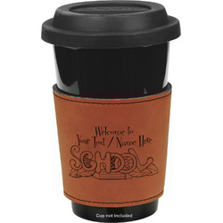 Welcome to School Leatherette Cup Sleeve - Single Sided (Personalized)