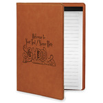 Welcome to School Leatherette Portfolio with Notepad - Small - Double Sided (Personalized)