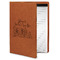 Welcome to School Cognac Leatherette Portfolios with Notepad - Small - Main