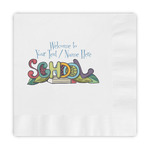 Welcome to School Embossed Decorative Napkins (Personalized)