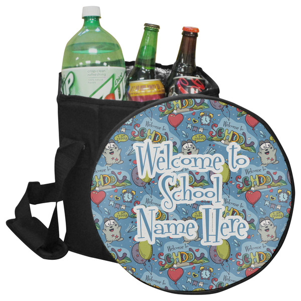 Custom Welcome to School Collapsible Cooler & Seat (Personalized)