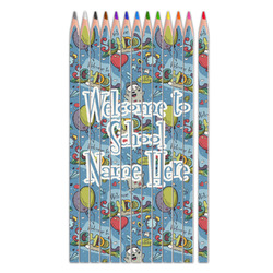 Welcome to School Colored Pencils (Personalized)