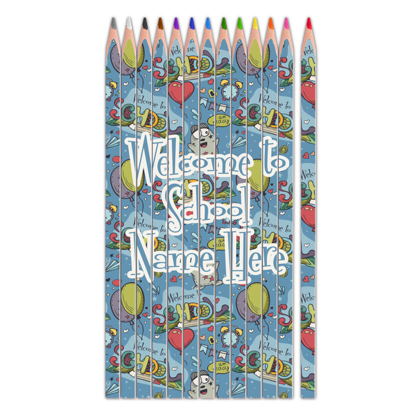 Custom Welcome to School Colored Pencils (Personalized)