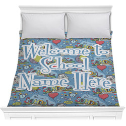 Welcome to School Comforter - Full / Queen (Personalized)