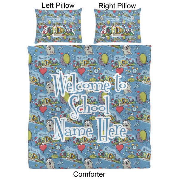 Welcome to School Comforter Set - Queen - Approval