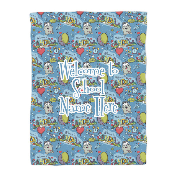 Welcome to School Comforter - Twin - Front