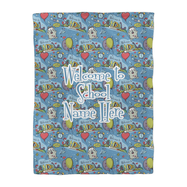 Welcome to School Comforter - Twin XL - Front