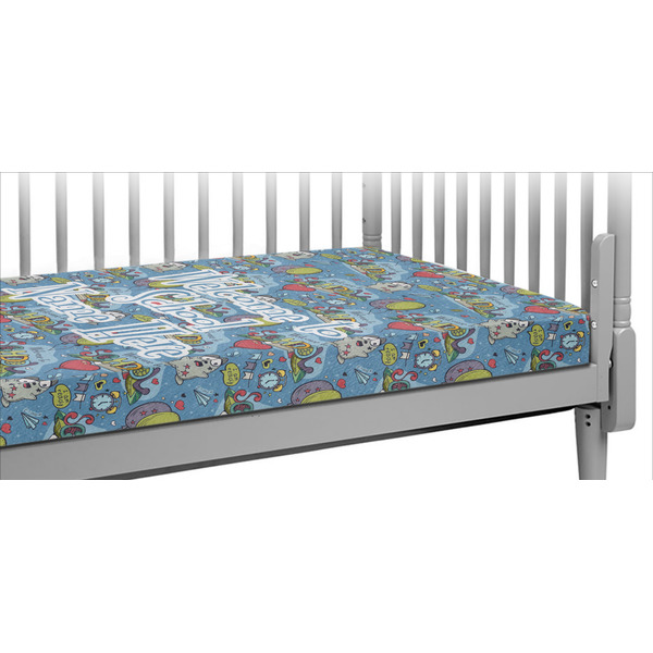 Custom Welcome to School Crib Fitted Sheet (Personalized)