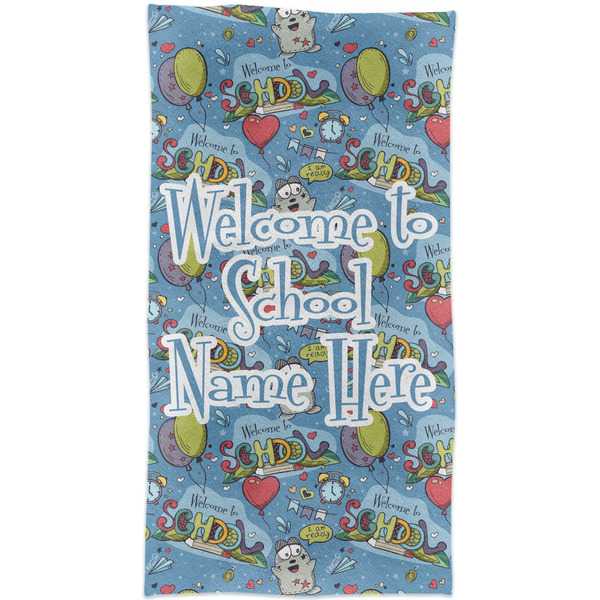Welcome to School Crib Comforter/Quilt - Apvl