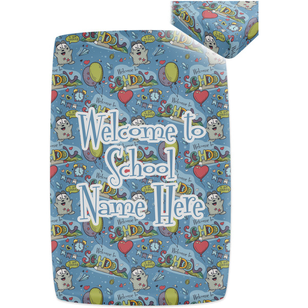 Welcome to School Crib Fitted Sheet - Apvl