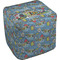 Welcome to School Cube Pouf Ottoman (Bottom)