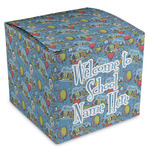 Welcome to School Cube Favor Gift Boxes (Personalized)