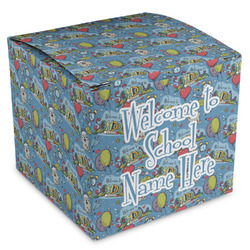 Welcome to School Cube Favor Gift Boxes (Personalized)