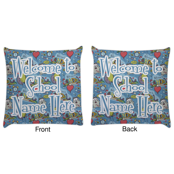 Welcome to School Decorative Pillow Case - Approval