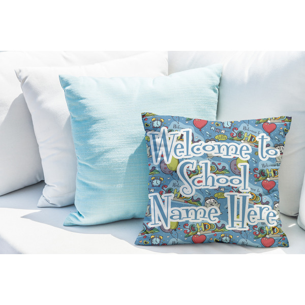 Welcome to School Decorative Pillow Case - LIFESTYLE 2
