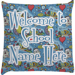 Welcome to School Decorative Pillow Case (Personalized)