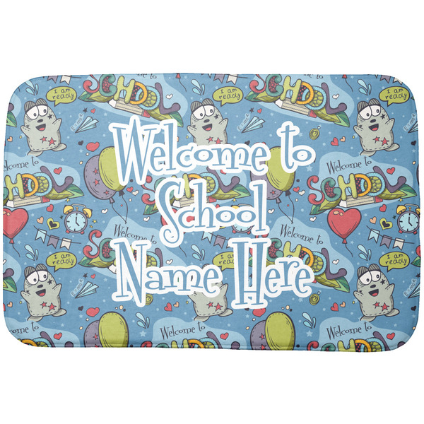 Custom Welcome to School Dish Drying Mat (Personalized)