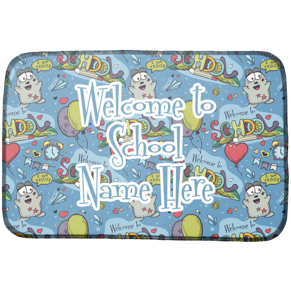 Custom Welcome to School Dish Drying Mat (Personalized)