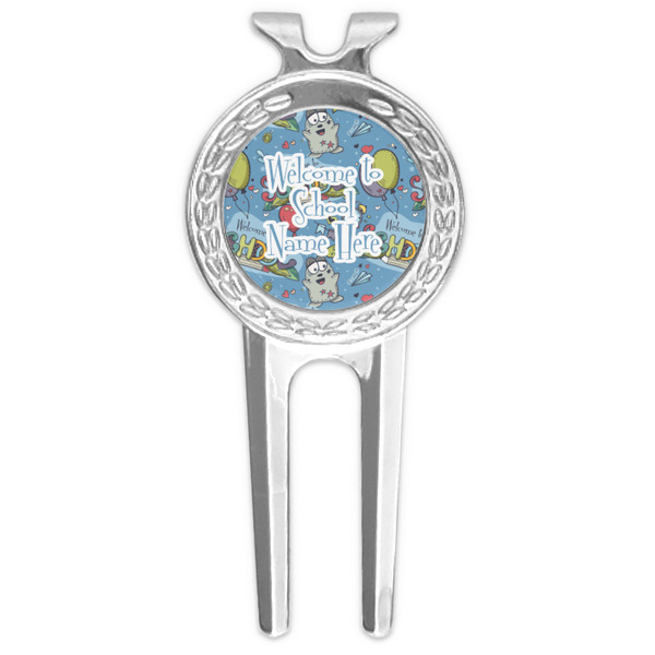 Custom Welcome to School Golf Divot Tool & Ball Marker (Personalized)
