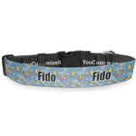 Welcome to School Deluxe Dog Collar - Medium (11.5" to 17.5") (Personalized)