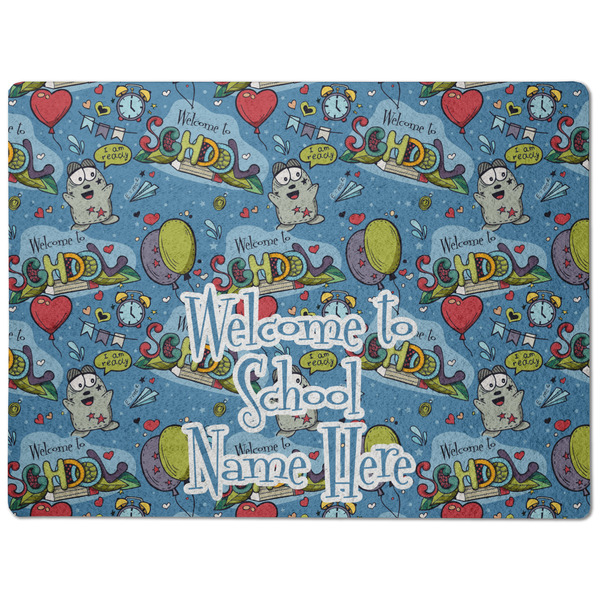 Welcome to School Dog Food Mat - Medium without bowls
