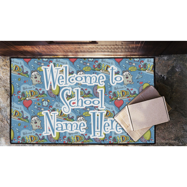 Welcome to School Door Mat - LIFESTYLE (Lrg)