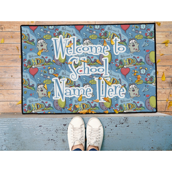 Welcome to School Door Mat - LIFESTYLE (Med)