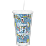 Welcome to School Double Wall Tumbler with Straw (Personalized)